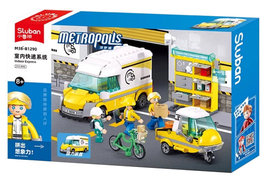 Sluban Building Blocks - Metropolis-Indoor Express 255pcs