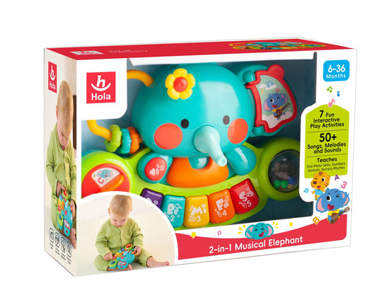 Hola 2-in-1 Musical Elephant