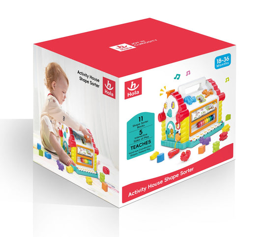 Hola Activity House Shape Sorter