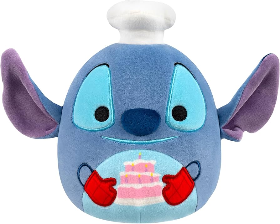 SQDI - Medium Plush (10" Disney - Chef Stitch with Cake) (CP of 4)
