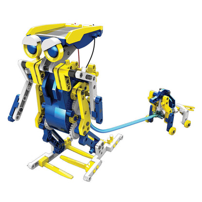 The Source - 12 In 1 Solar Hydraulic Construction Kit - Age 8+ | ذا سورس - طقم البناء الشمسي الهيدروليكي 12 في 1 - العمر 8+