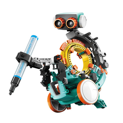 The Source - 5 In 1 Mechanical Coding Robot - Age 8+ | ذا سورس - روبوت ميكانيكي ترميز 5 في 1 - العمر 8+