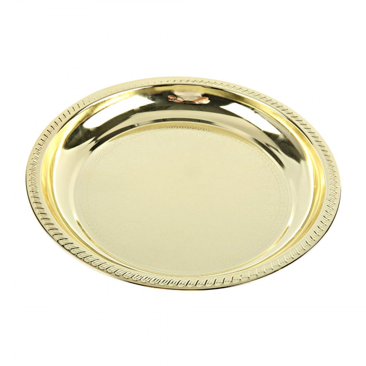 Gold Plastic Plates – 10 PCS, 23 cm Premium Quality Disposable Party Plates, Elegant & Durable Design for Events & Celebrations صحون بلاستيك ذهبية – 10 قطع، 23 سم، صحون حفلات عالية الجودة للاستعمال مرة واحدة، تصميم أنيق ومتین للمناسبات