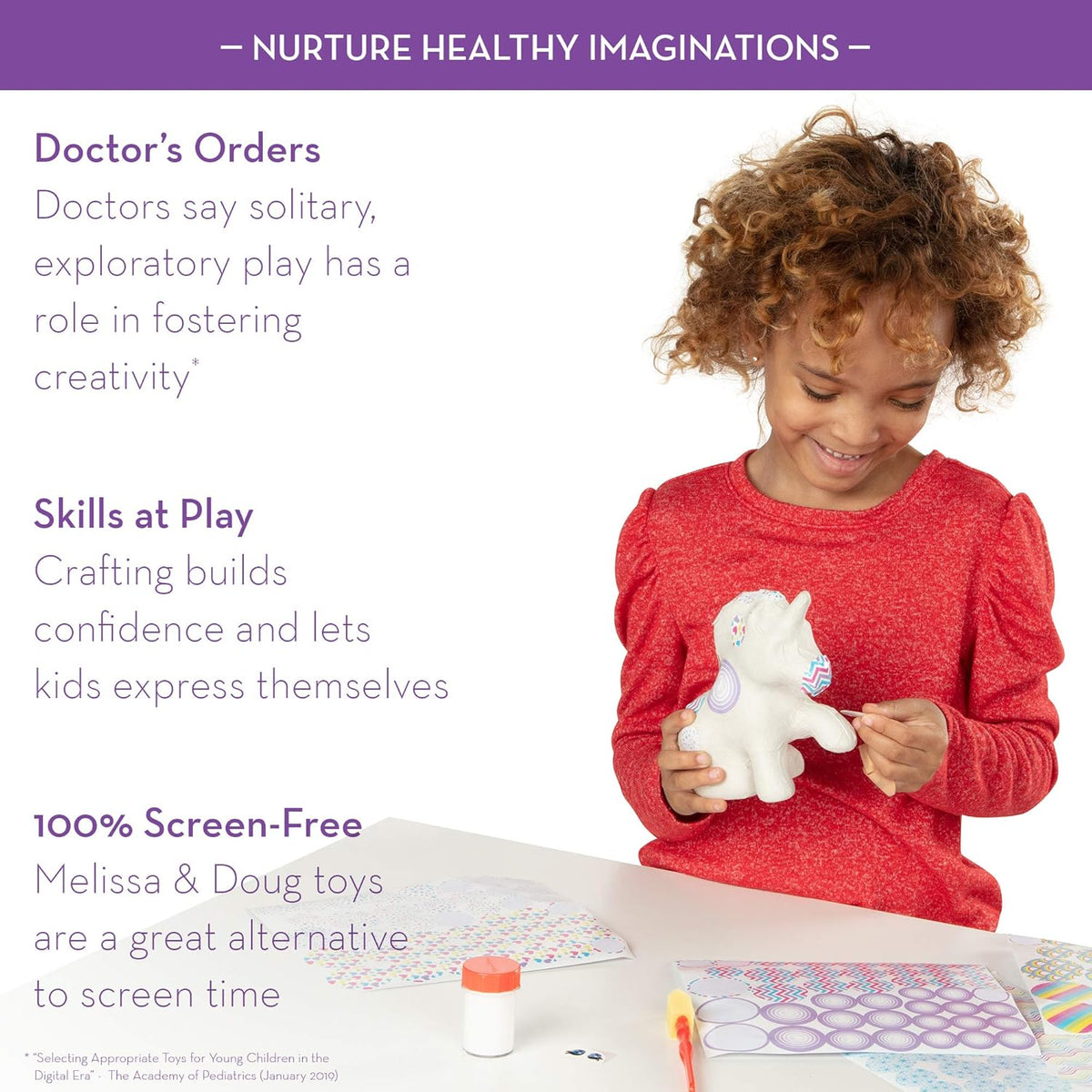 Melissa & Doug - Decoupage Made Easy Unicorn
