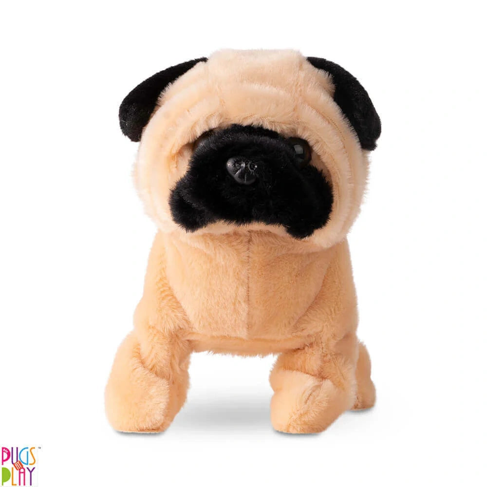 PUGS AT PLAY WALKING PUG 6.5in لعبة الجرو المحشو المتكلم