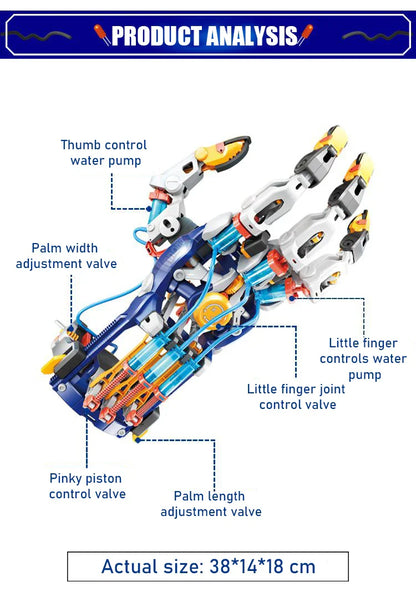 The Source - Hydraulic Cyborg Hand - Age 10+ | ذا سورس - يد السايبورغ الهيدروليكية - العمر 10+