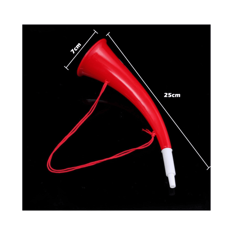Curved Football Fan Horn Plastic Vuvuzela Colorful بوق تشجيع كرة القدم البلاستيكي المنحني (فوفوزيلا) بألوان زاهية