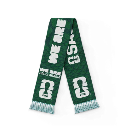 SAUDI-ARABIA World Cup 2026 Scarf 14x135cm وشاح السعودية لكأس العالم 2026