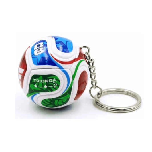 World Cup 2026 Rubber Ball Keychain (38mm) ميدالية كرة مطاطية لكأس العالم 2026 (38 مم)