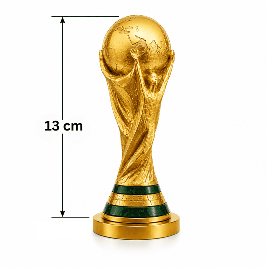 World Cup Sports Football Trophy Resin 13cm مجسم كأس العالم الرياضي من الراتنج – 13 سم