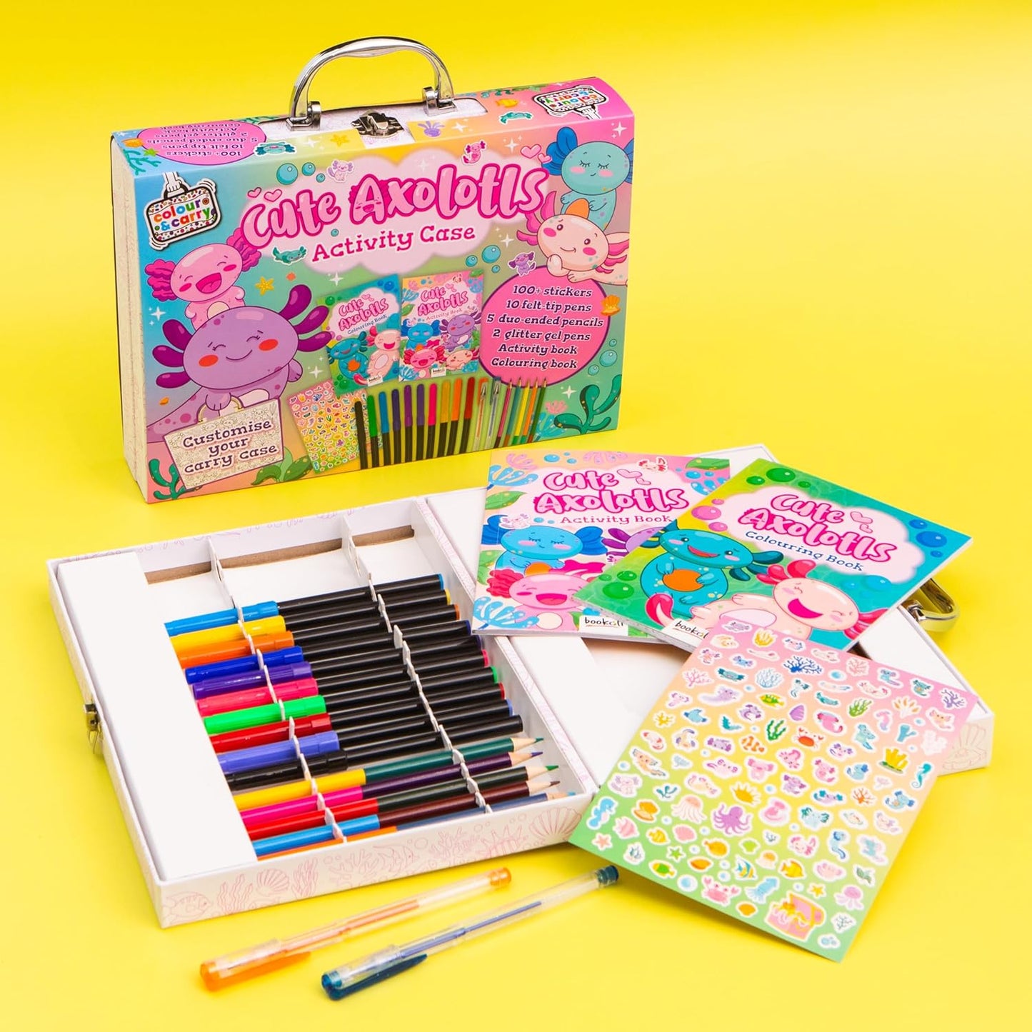 Colour and Carry Activity Kit 7: Cute Axolotl Activity