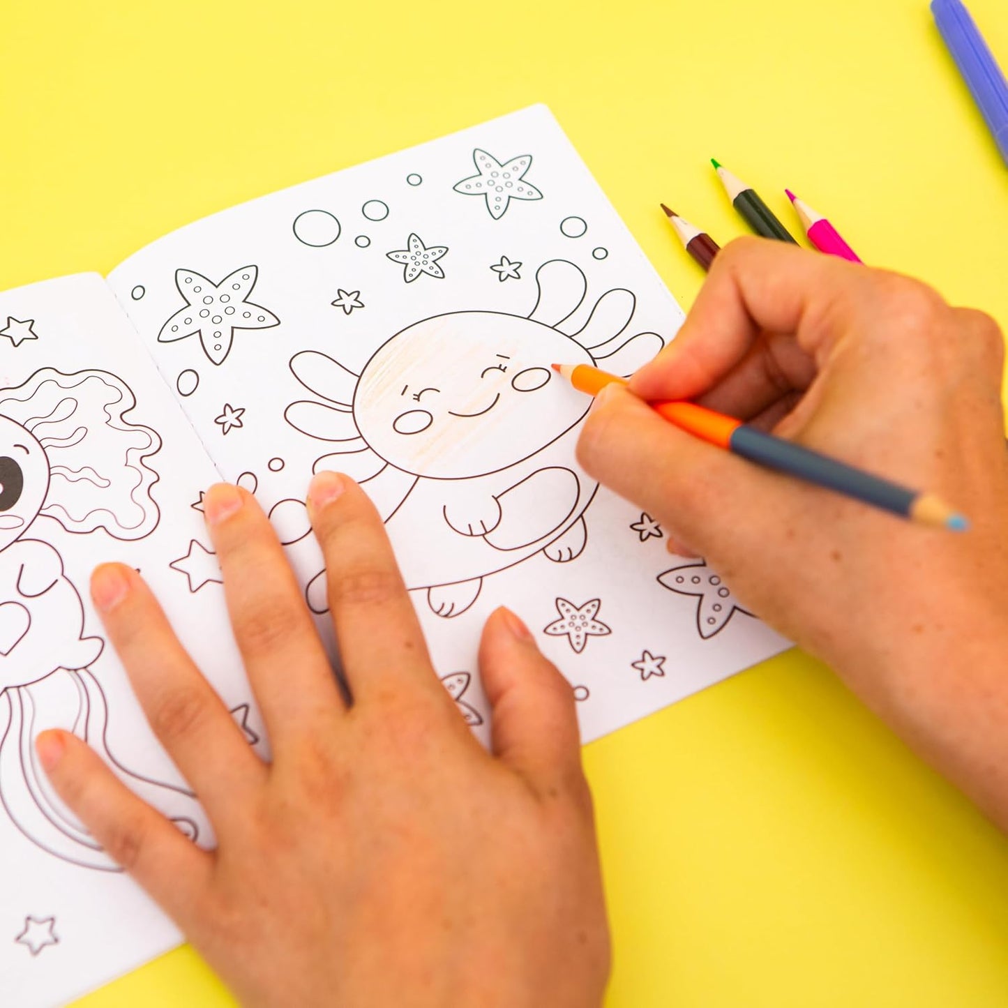 Colour and Carry Activity Kit 7: Cute Axolotl Activity