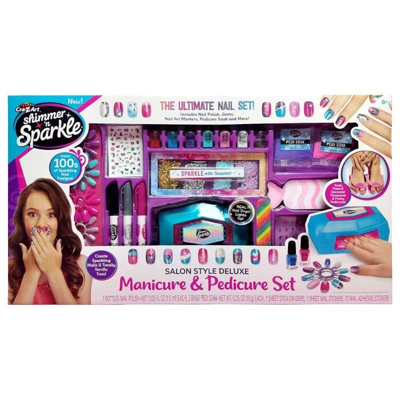 Shimmer N Sparkle Salon Style Deluxe Manicure & Pedicure