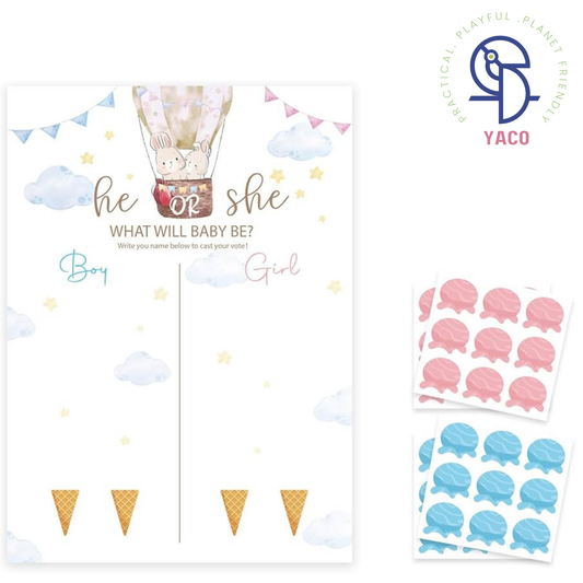 Gender Reveal Voting Poster - Icecream