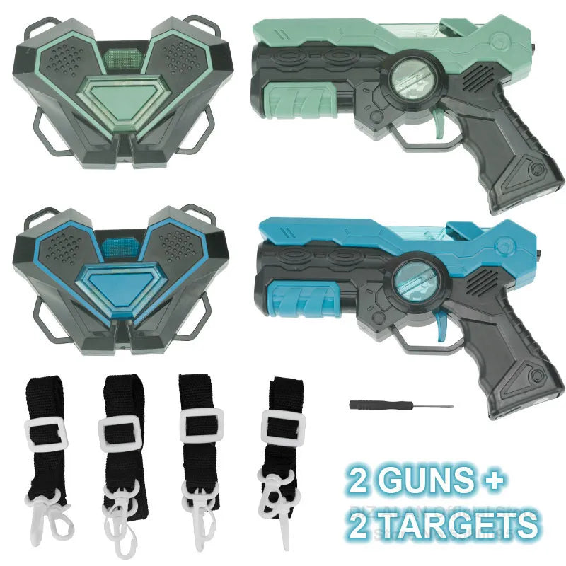 The Source - 2 Player Laser Game - Age 6+ | ذا سورس - لعبة مسدسات الليزر الضوئية- عدد اللاعبين 2 - العمر 6+