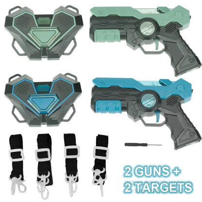 The Source - 2 Player Laser Game - Age 6+ | ذا سورس - لعبة مسدسات الليزر الضوئية- عدد اللاعبين 2 - العمر 6+