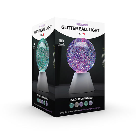 The Source - Spinning Glitter Ball Light | ذا سورس - ضوء الكرة اللماعة الدوار