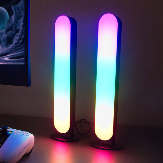 The Source - Set Of 2 Sound Activated Led Light Bars | ذا سورس - مجموعة من 2 شريط ضوء LED مفعّل بالصوت