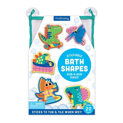 Book: Rub-a-Dub Dinos Stickable Foam Bath Shapes