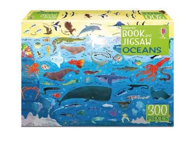 Book : Usborne Book and Jigsaw Oceans