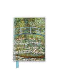 Book : Claude Monet: Bridge over a Pond of Water Lilies (Foiled Quarto Journal)