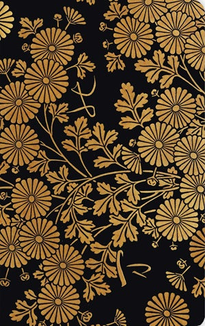 Book : Uematsu Hobi: Box Decorated With Chrysanthemums (Soft Touch Journal)