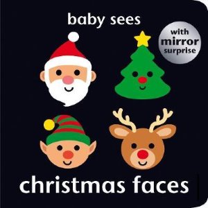 Book :Baby Sees: Christmas Faces (Deluxe Padded)