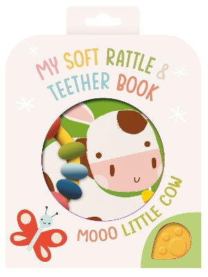 Book: Soft Rattle&Teether Moo! Cow