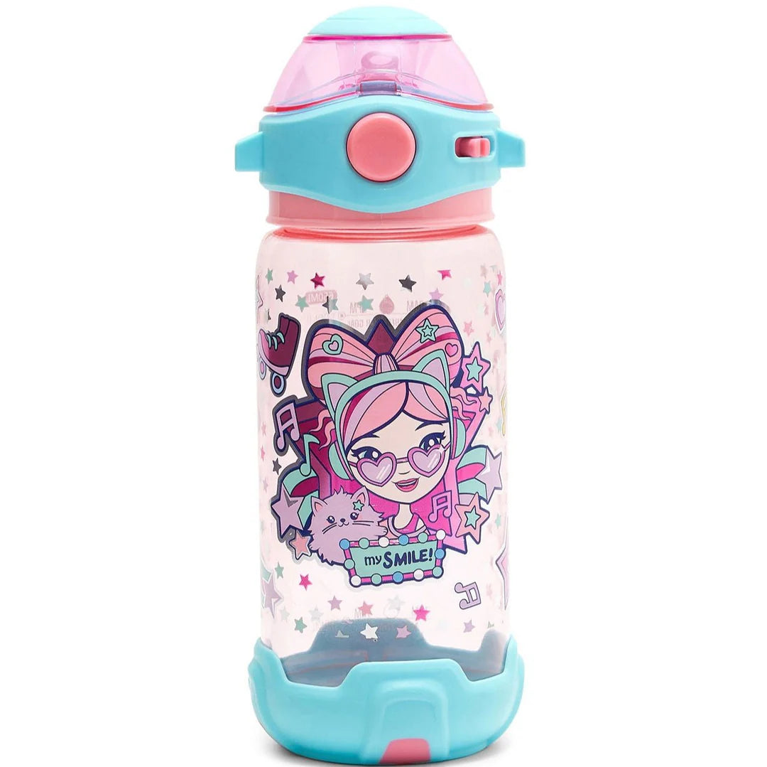 VEST water bottle with a straw type lid and a capacity of 650ml