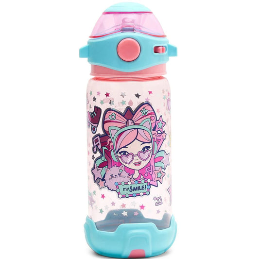 VEST water bottle with a straw type lid and a capacity of 650ml