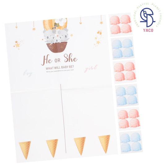 Gender Reveal Voting Poster - Icecream