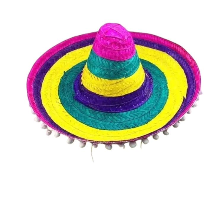Mexican Hats – Traditional Wide-Brim Hats for Parties, Costume & Decorationقبعات مكسيكية –  تقليدية واسعة الحواف للحفلات والديكور واللباس التنكري