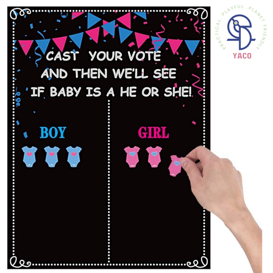 Gender Reveal Voting Poster