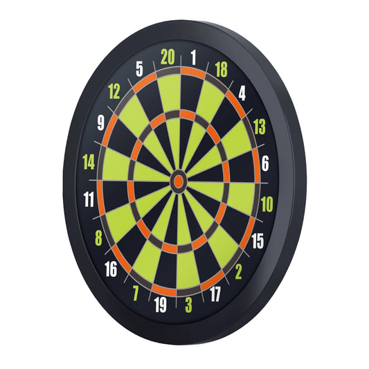 Aojie Sport - 16" Target Set (W/ 6 Darts) - مجموعة هدف 16 إنش مع 6 سهام بلاستيكية آمنة