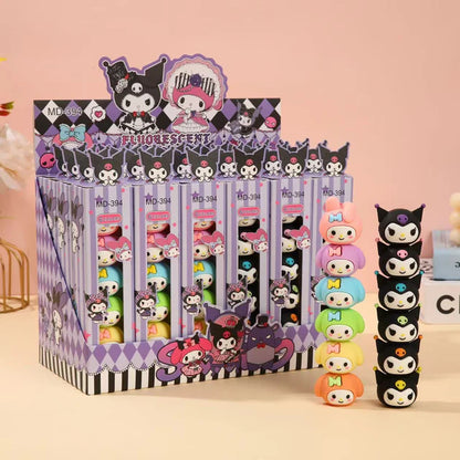 Disney-themed fluorescent highlighters
