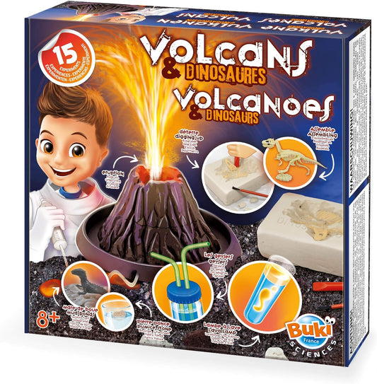 Buki France 2224 - Volcanoes and Dinosaurs