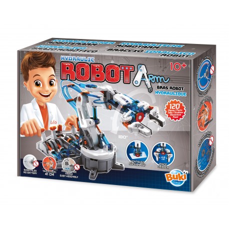 Buki France 7505 - Hydraulic Arm: Assemble, Control, Carry (Children, Unisex, 10+ years, Literacy, TOY_ROBOT)