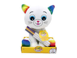 CRAYOLA COLOR N PLUSH CAT - 10 INCH