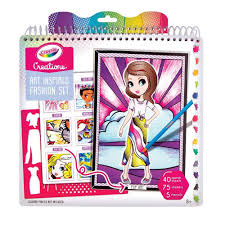 CRAYOLA CREATIONS ART HISTORY FASHION SKETCH PORTFOLIO