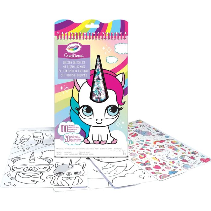 CRAYOLA CREATIONS UNICORN SKETCH SET