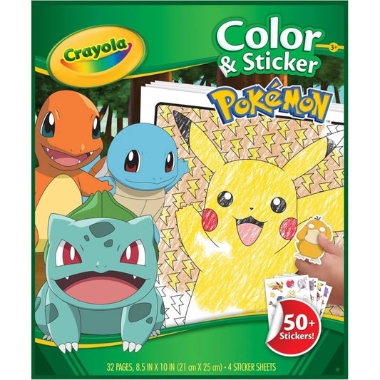 Crayola Color & Sticker, Pokemon