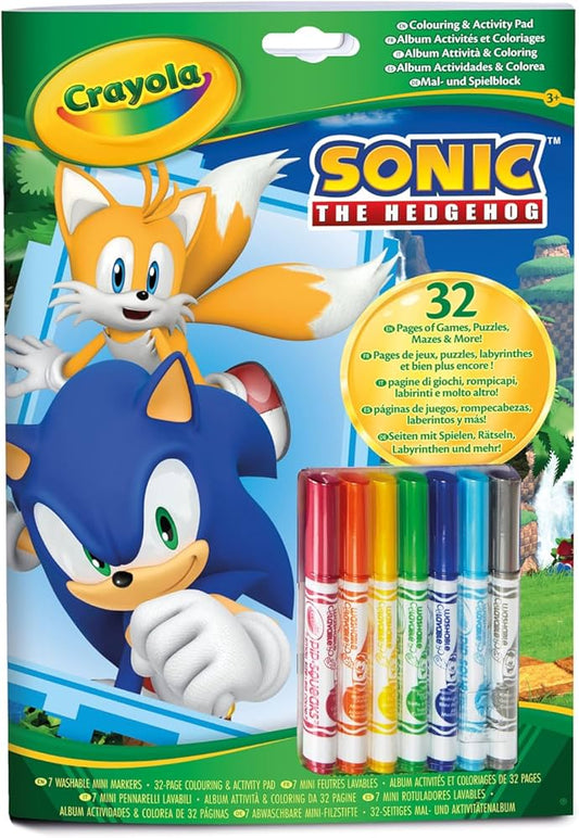 CRAYOLA Coloring&Activity Album Sonic