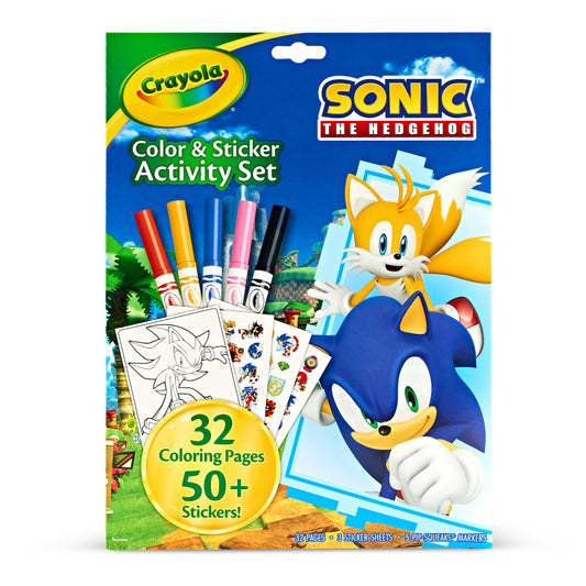Crayola Color n Sticker Sonic