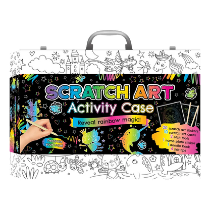 Colour-In Carry Case: Scratch Art Activity Case