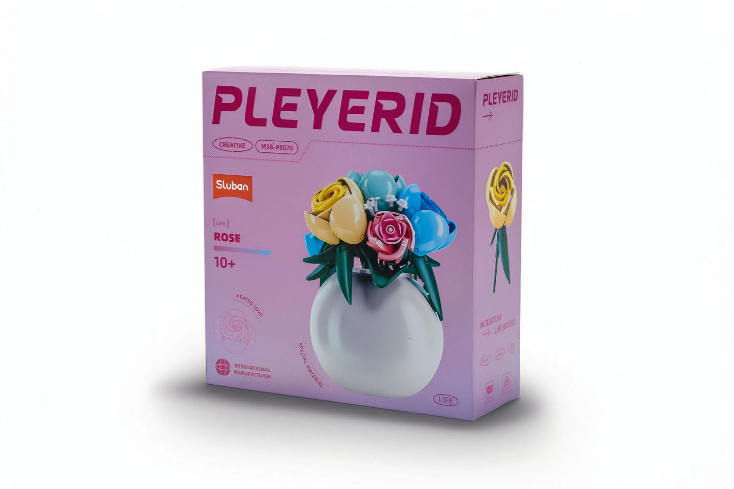 PLEYERID-roses 313pcs
