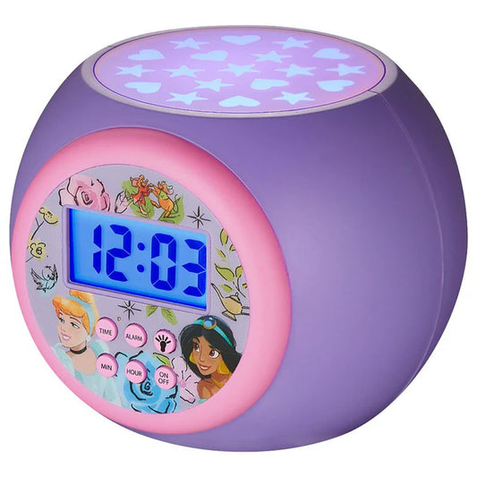 Disney - Projector Alarm Clock - Princess - Age 3+ | ديزني - منبه - أميرة ديزني - العمر 3+