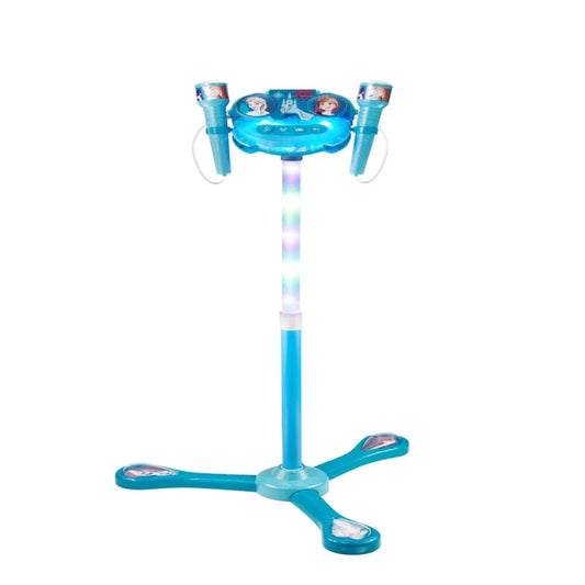 Disney - Double Mic Karaoke Stand - Frozen - Age 3+ | ديزني - حامل كاريوكي بميكروفون مزدوج - فروزن - العمر 3+