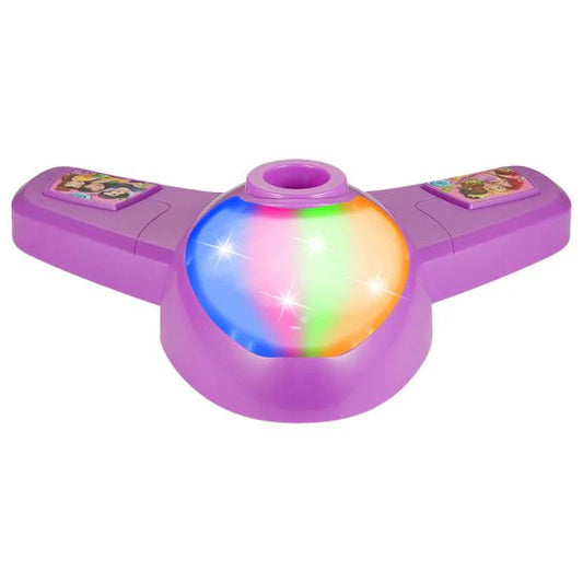 Disney - Princess RGB Double Mic Stand - BT - Age 3+ | ديزني - حامل ميكروفون مزدوج RGB مع البلوتوث - أميرات ديزني - العمر 3+