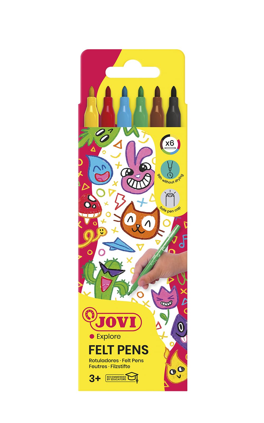 Jovi Felt Pens, specifically a pack of 6 with a 3mm medium tip.