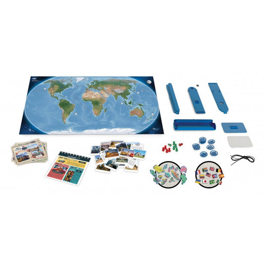 Educational set, Buki France, Magnetic world map, 70 x 38 cm, 146 pieces